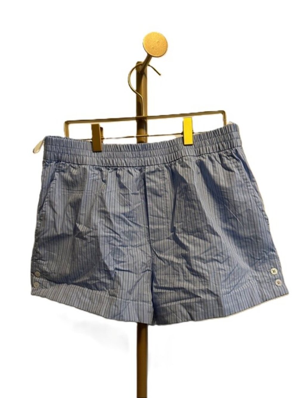 Zara 100% Cotton Striped Poplin Shorts – Size Small